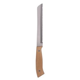 Coltello pane in acciaio inox e legno di faggio, SìChef