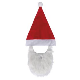 Cappello di babbo Natale con barba, Santa's House