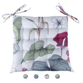 Cuscino sedia con laccetti 40x40 cm, Botanico Sibilla