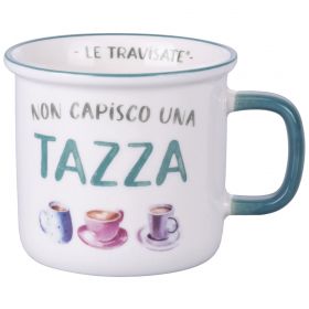 Mug 320 ml in porcellana, Le Travisate