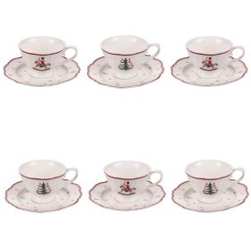 Set 6 tazzine caffè 85 ml, Xmas Rhapsody