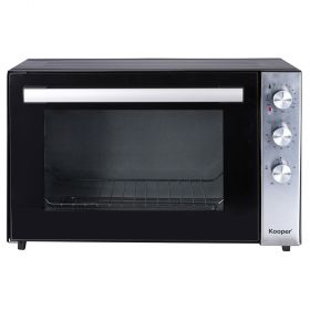 Forno elettrico XXL 70 L, 2500 W, nero, Kooper