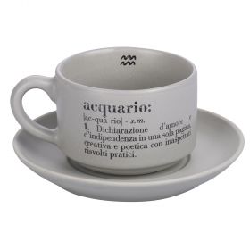 Tazzina caffè con piattino 90 ml, Victionary Acquario