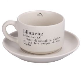 Tazzina caffè con piattino 90 ml, Victionary Bilancia