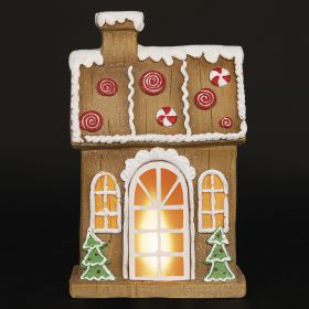 Casetta marzapane led h. 35,5 cm, Santa's House