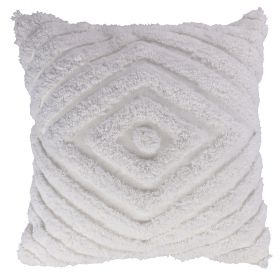 Cuscino arredo 45x45 cm, bianco, Sibilla