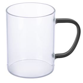 Mug 400 ml in vetro borosilicato, Good Morning