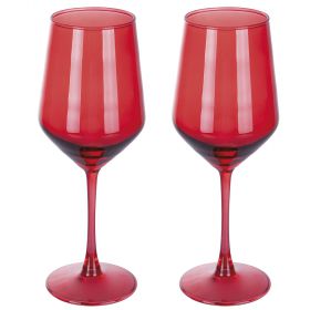 Set 2 calici vino 510 ml, rosso, Rubino Sibilla