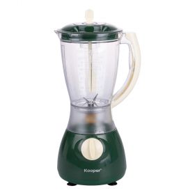 Frullatore elettrico 1,8 L, 4 velocità, funzione Pulse, 350W, verde e avorio, Kooper