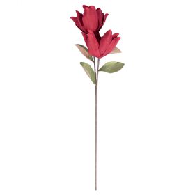 Fiore artificiale rosso h. 104 cm, Sibilla