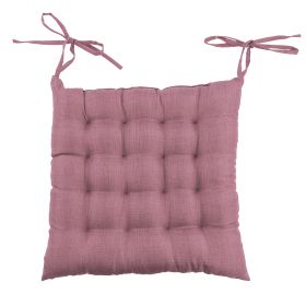 Cuscino sedia con laccetti 40x40 cm, rosa cipria, Sibilla