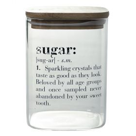 Barattolo zucchero in vetro