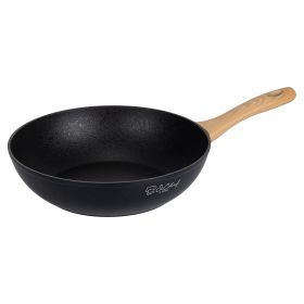 Wok/Saltapasta antiaderente 28 cm, finitura ruvida, induzione, Fuji SìChef