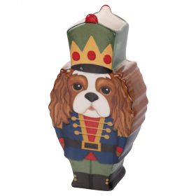 Umidificatore cane soldatino in ceramica, Nutcracker