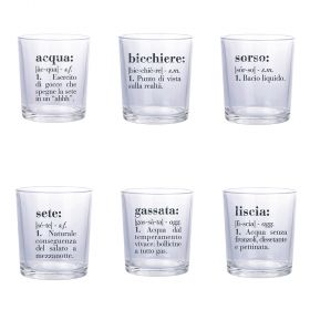 Set 6 bicchieri acqua 360 ml, Victionary