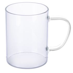 Mug 400 ml in vetro borosilicato, Good Morning