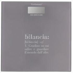 Bilancia pesapersone digitale, grigio, Victionary