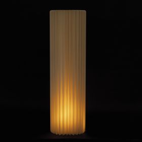 Lampada led da terra in carta 30x30x100 cm