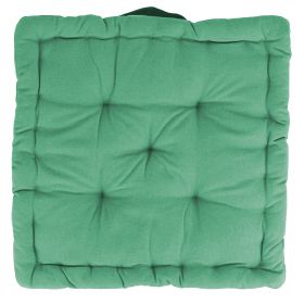 Cuscino materasso per sedia 40x40x8 cm, verde amazzonia, Sibilla