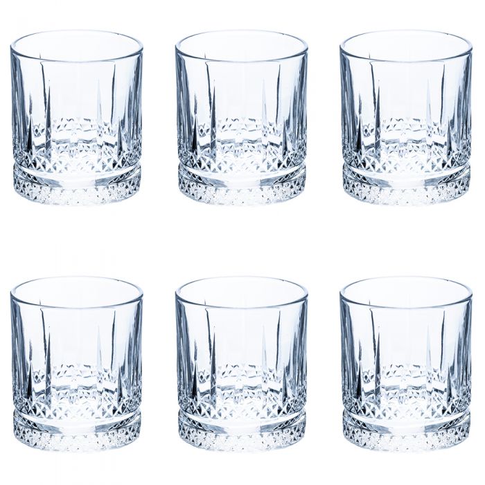 Set 6 bicchieri acqua trasparenti 400 ml in vetro Classic Ve